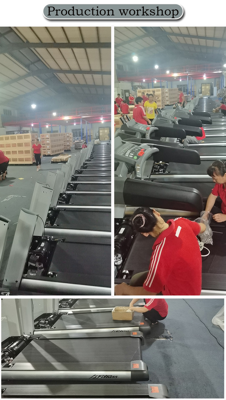 Professional Commercial Treadmill For Gym / Motorized Treadmill Fitness Equipment