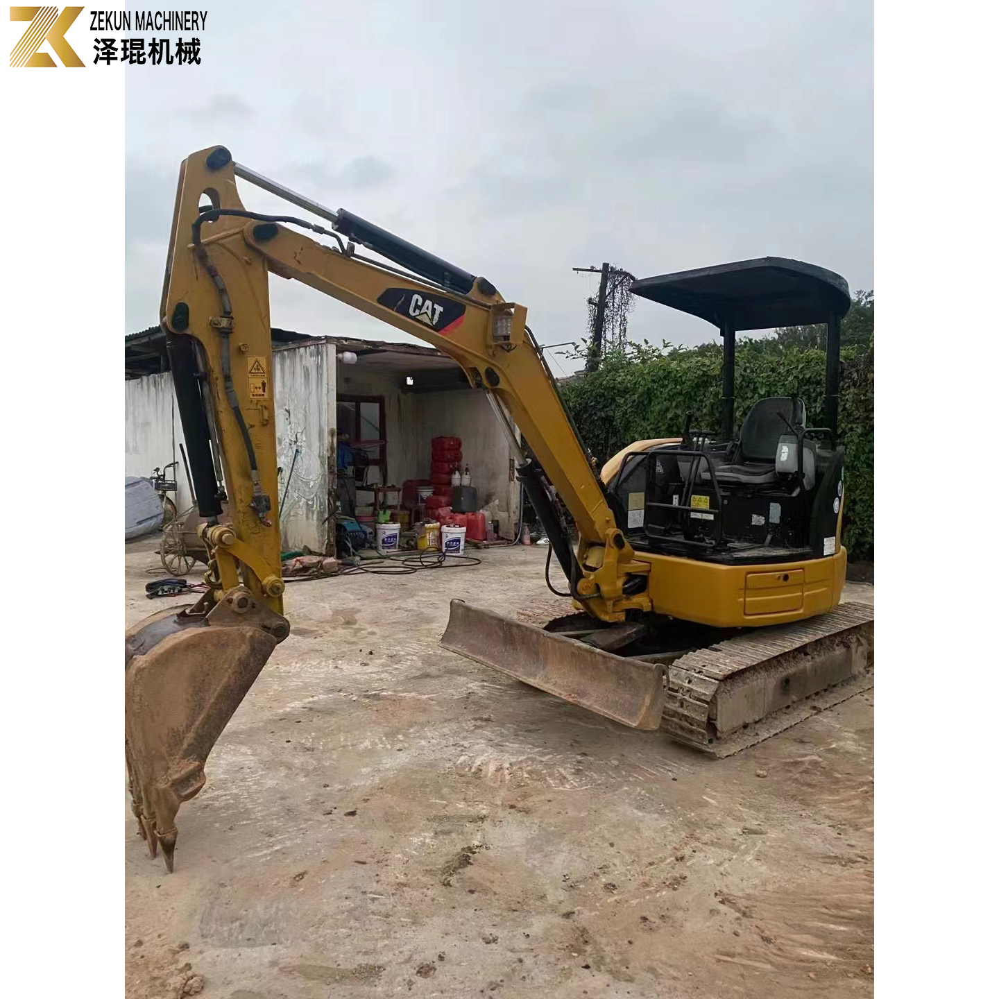 2020 Used Excavator CAT 303CCR 3Ton Small Bagger in Excellent Condition