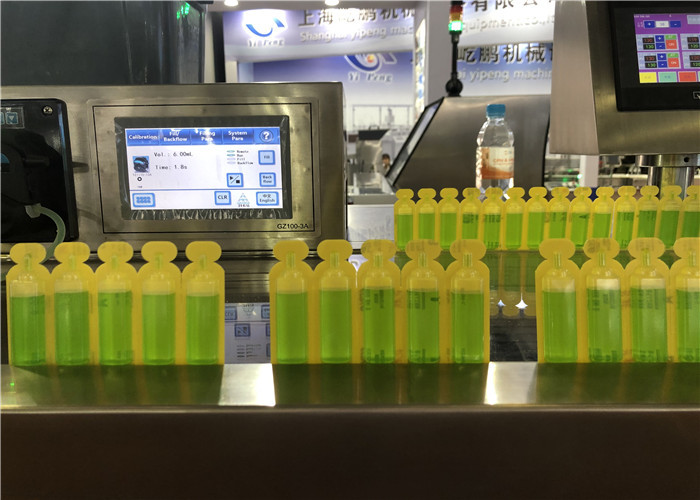 Oral Collagen Pharmaceutical Liquid Filling Machines , Ampoule Filling Sealing Machine