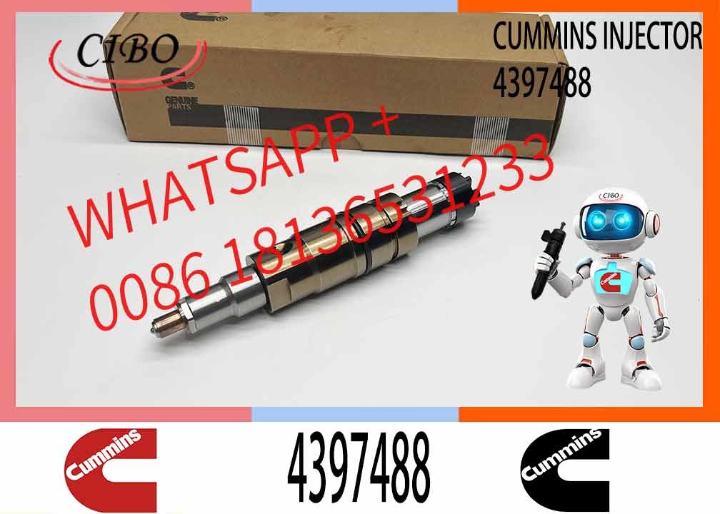 NINE Brand XPI Common Rail Injector 4326989 Auto Engine Part Fuel Injector 4326989 4397488