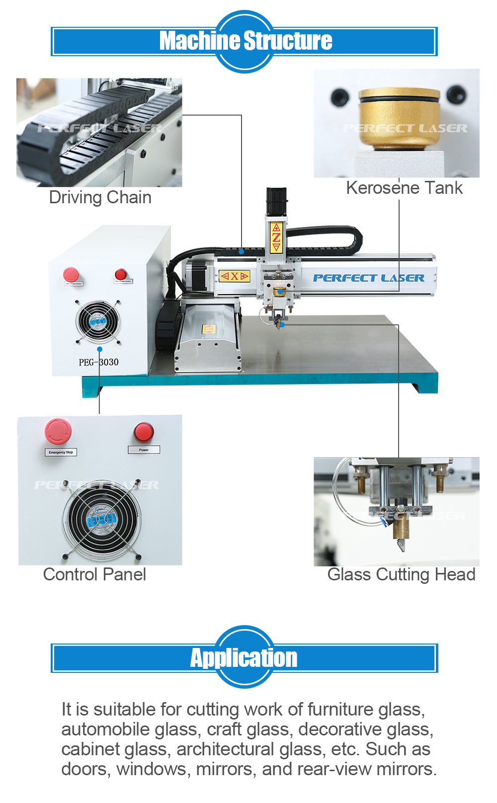 ​Professional Small Mirror Glass Circle Oval Deep Processing Air Table CNC Automatic Glass Cutting Machine