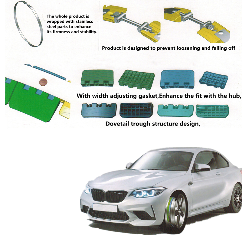 Run Flats Bands Device For Refitted Bullet Proof Vehicles Heavy Duty Wheels