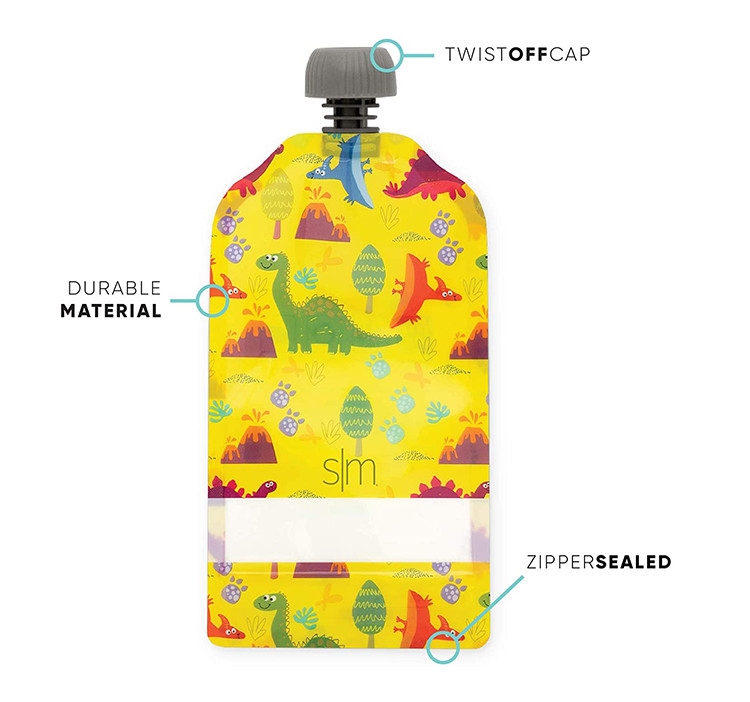Aseptic Nozzle Stand Up Liquid Spout Bag For Baby Food Non Toxic