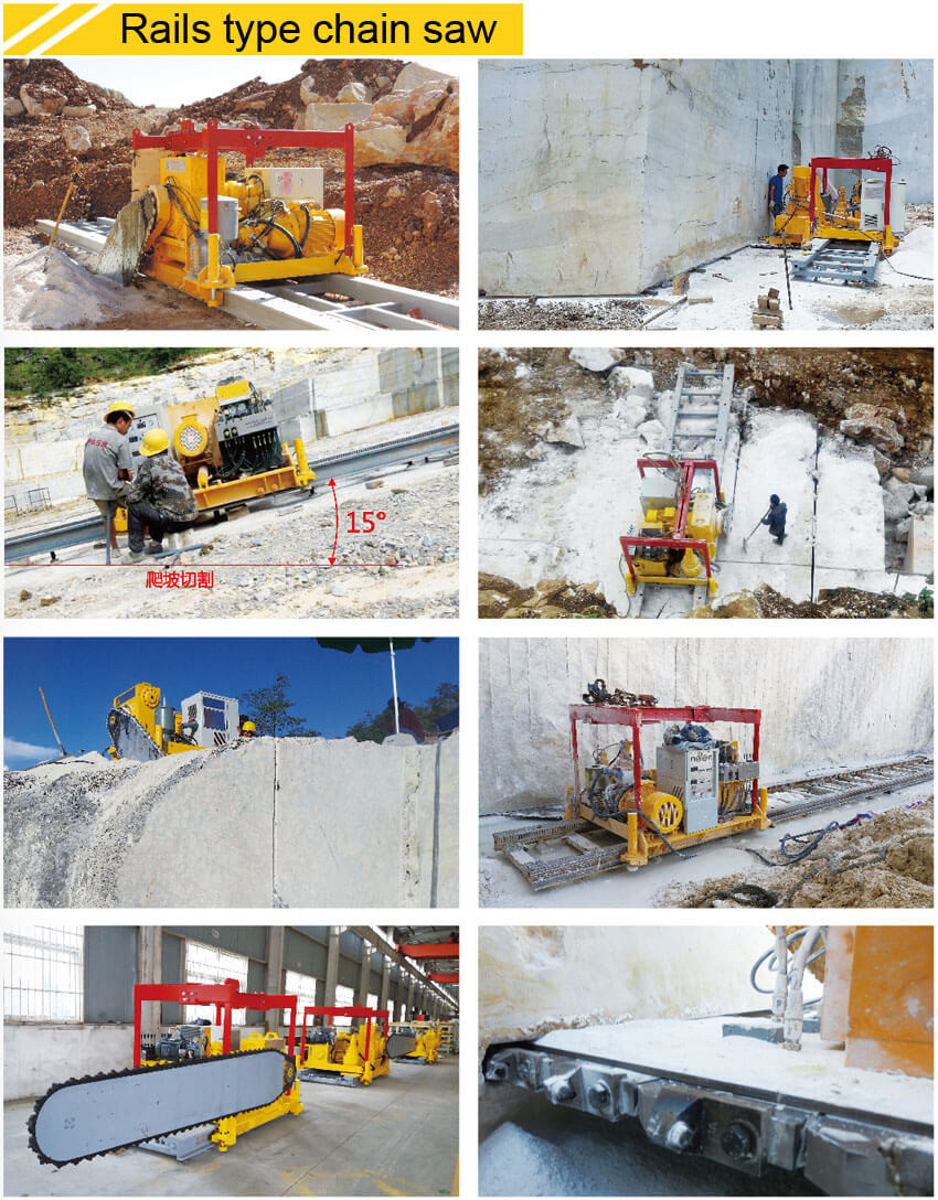 Chain Saw Machine For Quarry Cutting