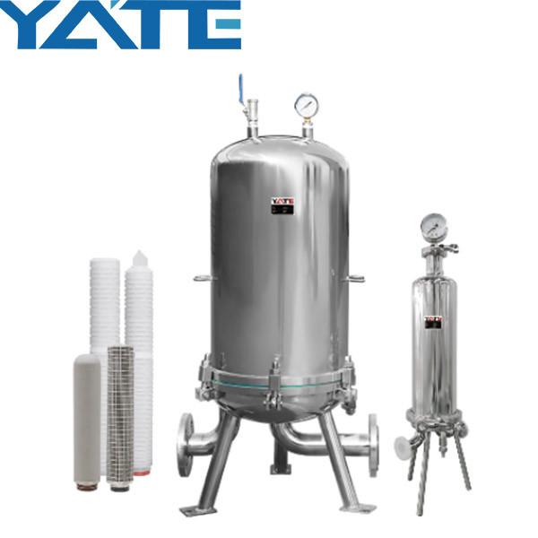 Metal Industrial Water Filter Machine 5 micron filter housing Stainless Steel