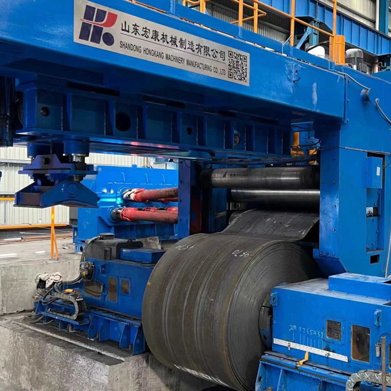 460mm Uncoiling Leveling Shearing and Stacking Production Line with PLC Control