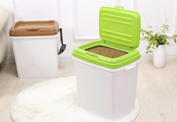 food grade Pet Food Barrel,dog food bucket, Eco-friendly Metal Dog/cat Food Bucket With Scoop feed for poultry, barrel