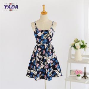  Summer new lady backless beach patterns casual loose t-shirt prom dress ladies fashion clothing for sale Manufactures
