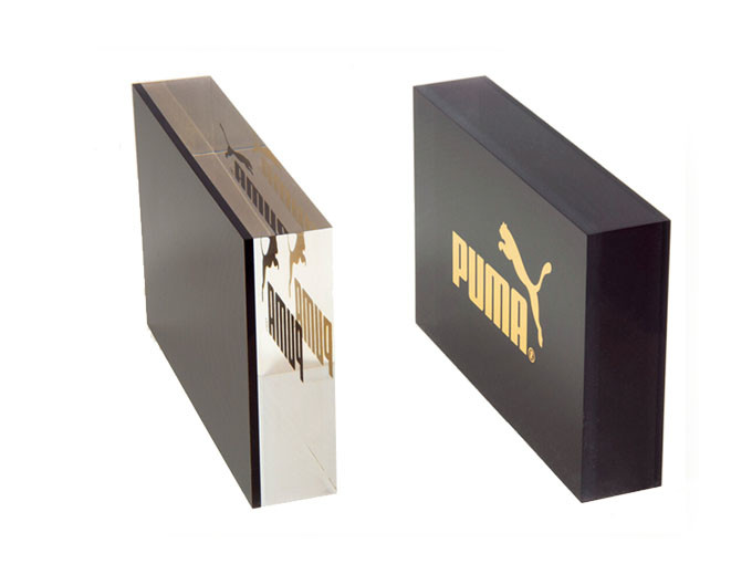 Acrylic Block Display, Rectangle Acrylic Print Block, Solid Crystal Clear Block