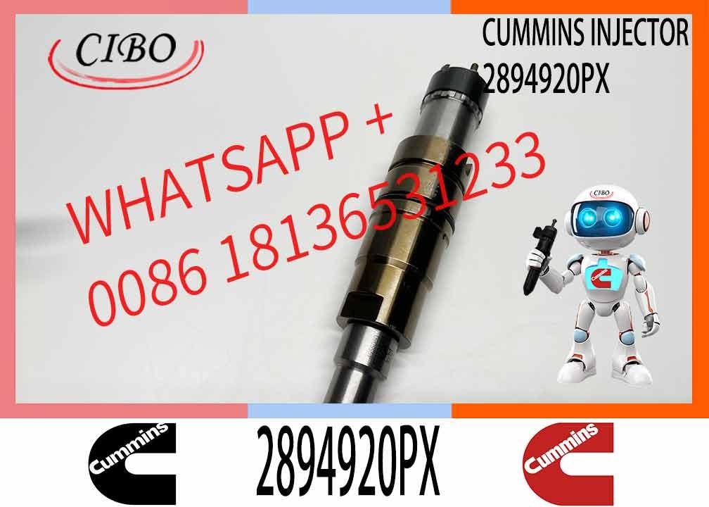 Common rail injector fuel injecto 2894920PX 2058444 2482244 2031386 for ISZ13 Excavator DC09 DC16 DC13