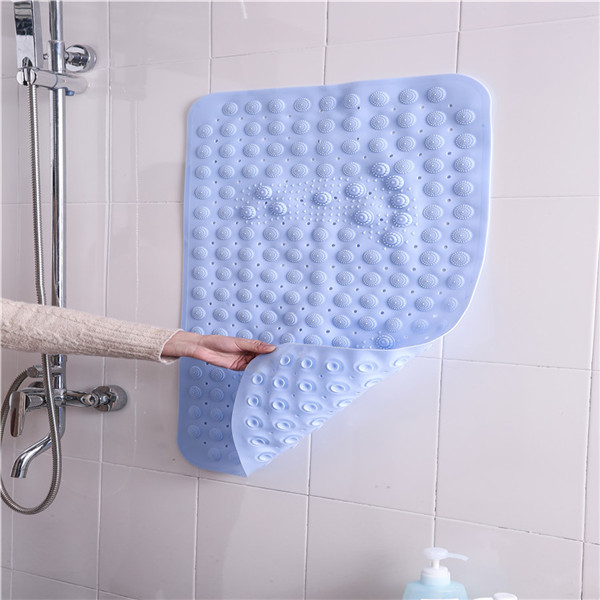 Custom Print Massage Function Non Slip Pvc Non Slip Suction Backing Bath Mat