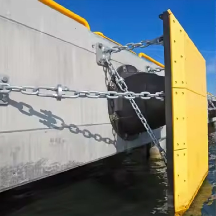 Dock Ship Protection High Impact Resistance Cone Rubber Fenders With Long Lifespa