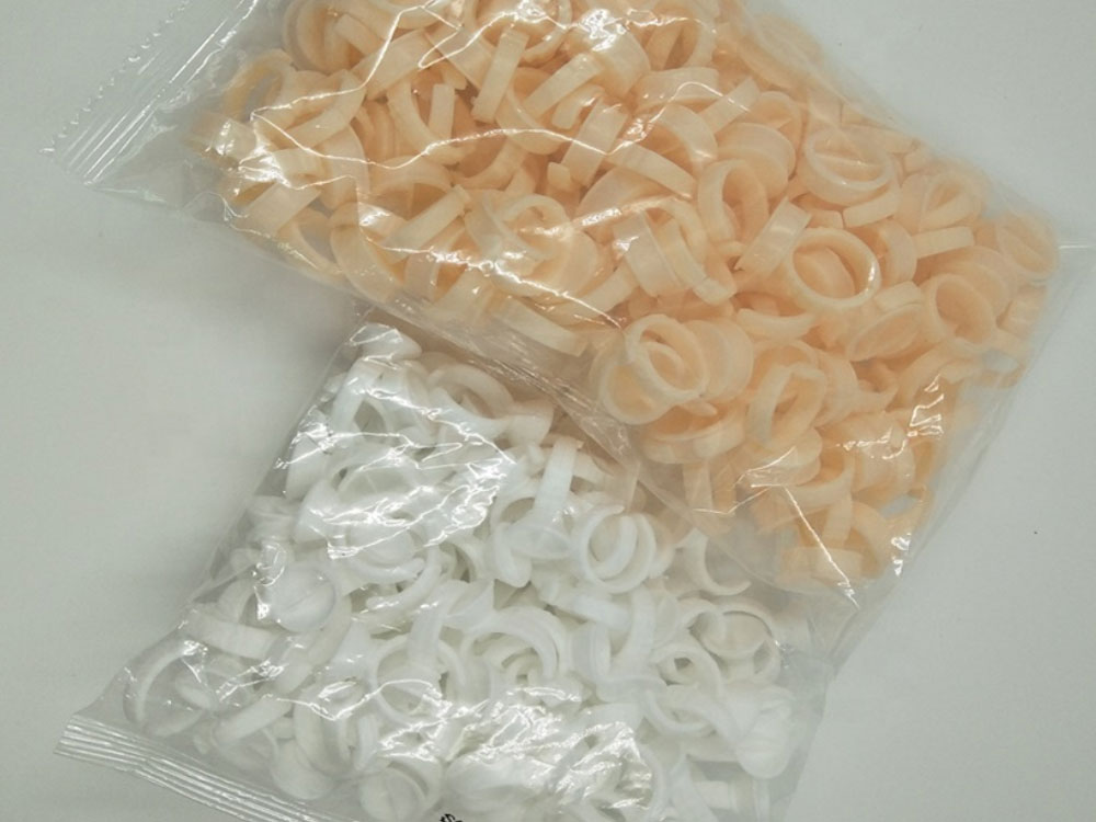 Disposable Microblading Accessories Tattoo Pigment Ring Cups Soft Silicone And Plastic Material