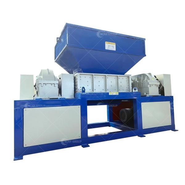 Customizable Blades Double Shaft Diesel Cardboard Wooden Case Scrap Metal