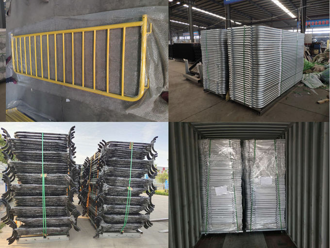 Sturdy 1mx2m Crowd Barrier Fence Temporary Fence Barrier