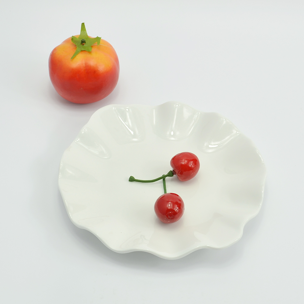 Flower Shaped Ceramic Plates Porcelain Dinner Set Ceramic Serving Dishes