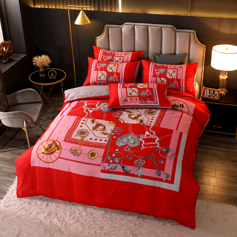 Custom Design Breathable Polyester Fiber Luxury Single Bed Sheet Set For Baby Luxury