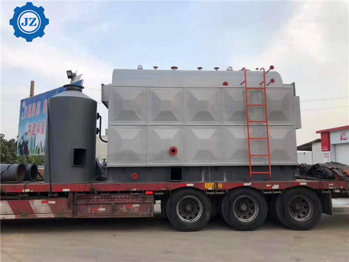 4 Ton 4t/Hr 4000kg Industrial DZH Series Horizontal Hand Moving Grate Coal Fuel Steam Boilers For Garment Plant