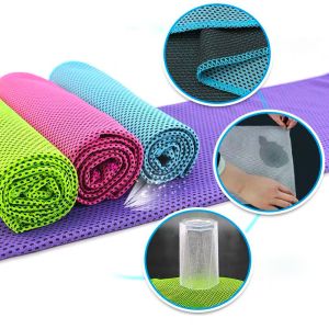 China Plain Microfiber Cooling Towel Reusable Hand Wash Cooling Towel For Instant Refreshment on sale