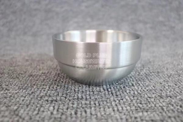 Good promotion restaurant hard-to-break metal rice bowl export wholesale
