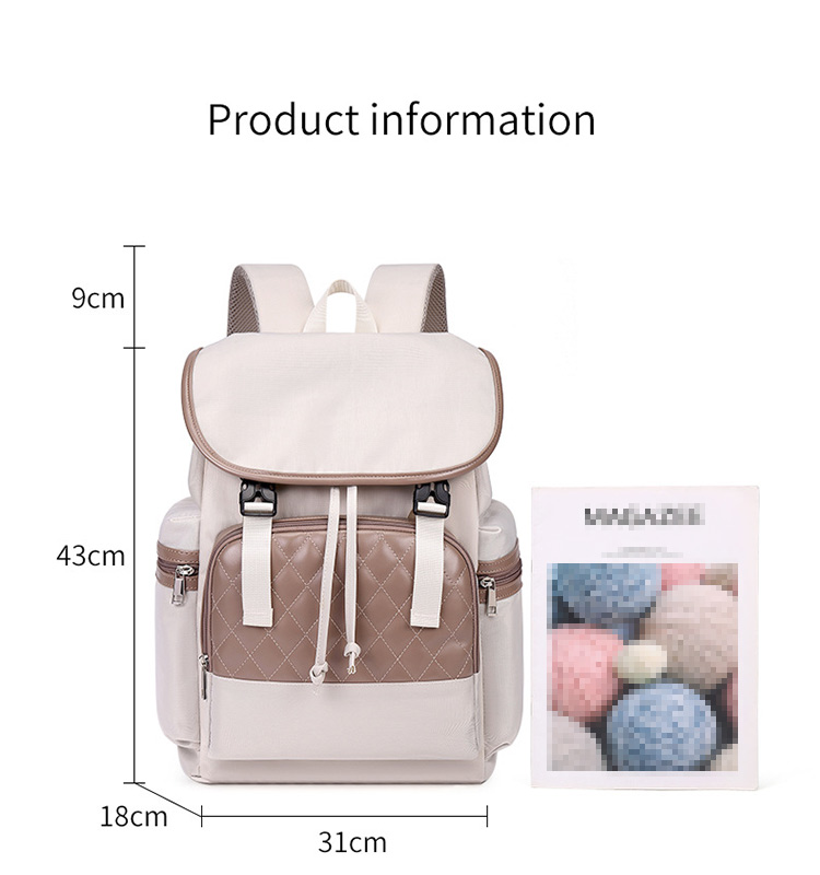 Mother Baby Diaper Bag OEM Customize Multi Function Backpack Waterproof Diaper bag