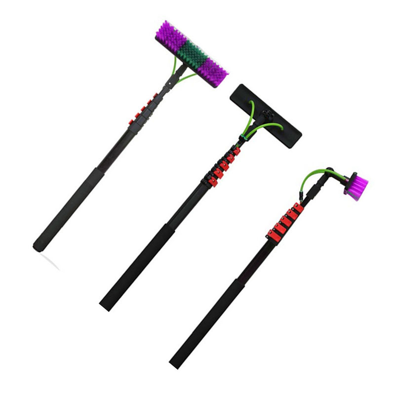 100% 3K Carbon Fiber Telescopic Window Cleaning Poles Rolled Wrapping