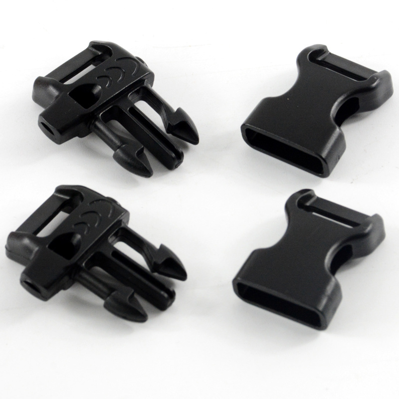 1/2&quot; Plastic Curved Side Release Paracord Whistle Buckle