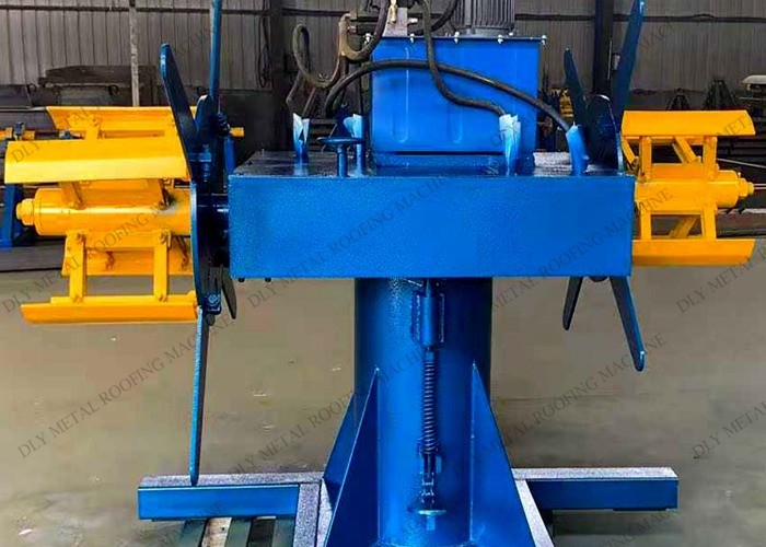 ISO9001 Automatic De Coiler 5000kgs Hydraulic Decoiler Sheet Metal