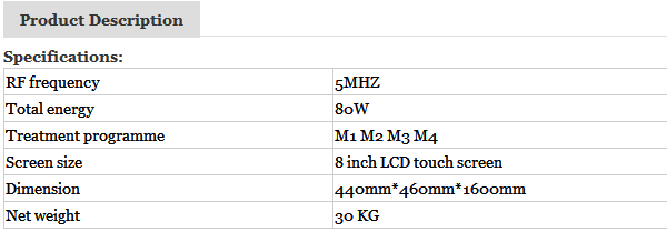 Fractional RF Microneedle for beauty spa