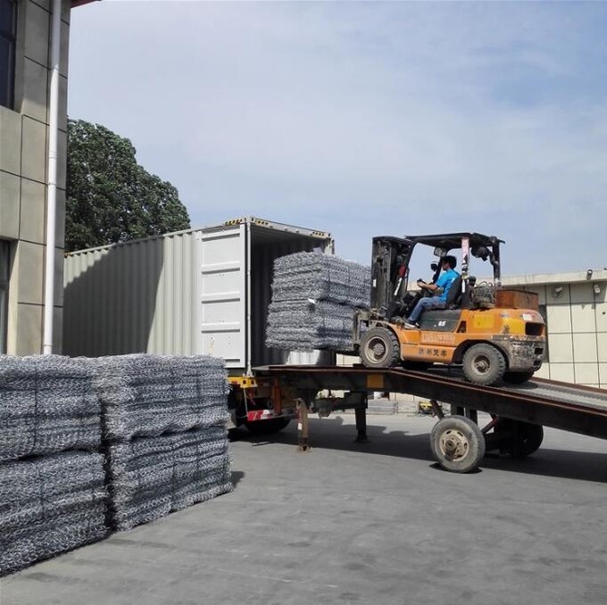2*1*0.5m Stone Cage Wire Mesh Corrosion Resistant Cage Net