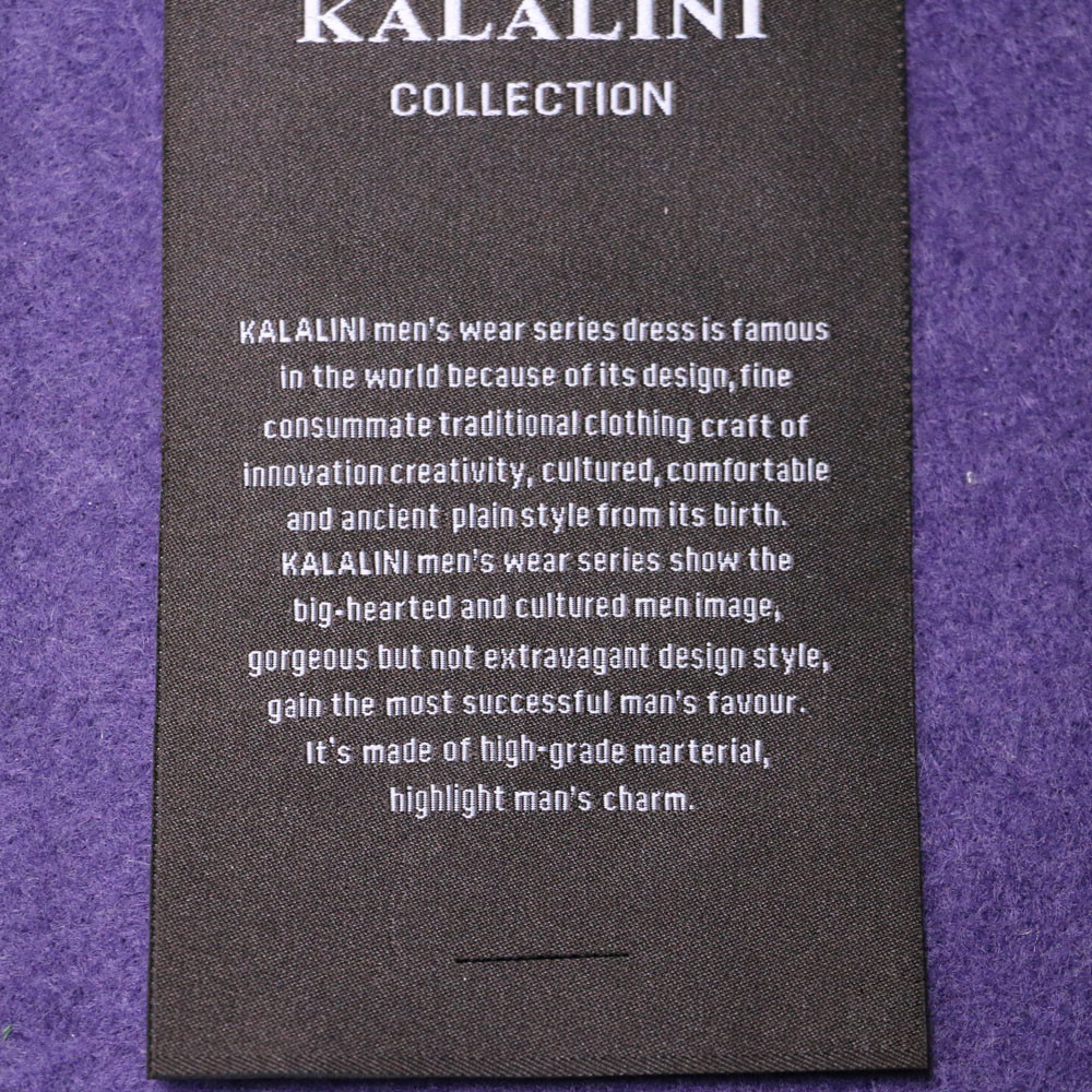 Garment Personalized Sew In Fabric Labels End Fold Center Folding