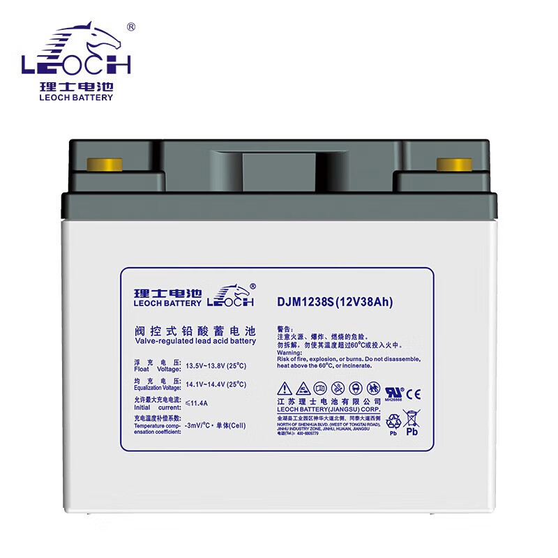 Sturdy ABS Container Leoch Battery DJW12-9.0 12V9Ah for UPS Machine Room Power System