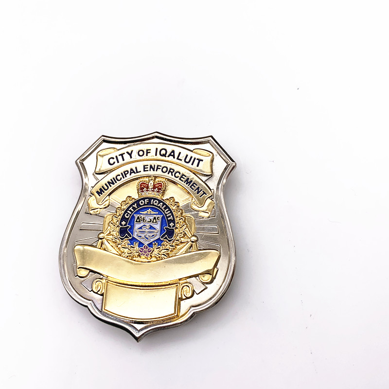 DF Metal Lapel Pins Double Metal Gold / Silver Plated Soft Enamel Badges