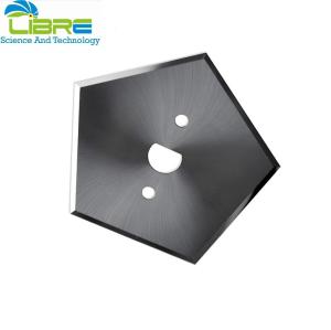  Pentagon cutting edge Tungsten Carbide Blades For Cement Bag Woven Fabric Packaging Industry Manufactures