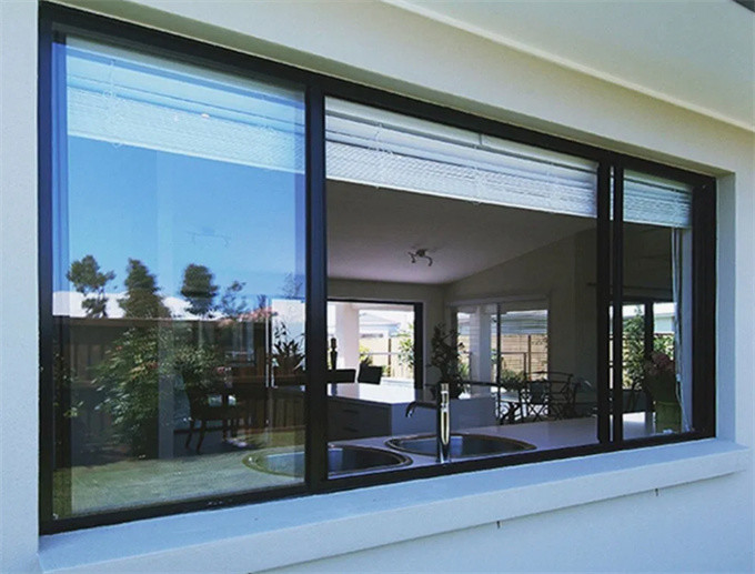 High Air Tightness Hanging Curtain Type Aluminum Sliding Windows