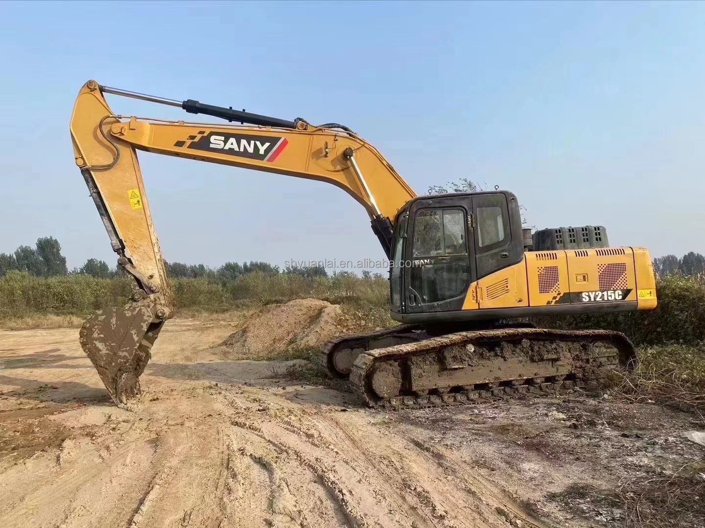 Original Hydraulic Cylinder Sany 215C Excavator Generation Forward Flow Technology