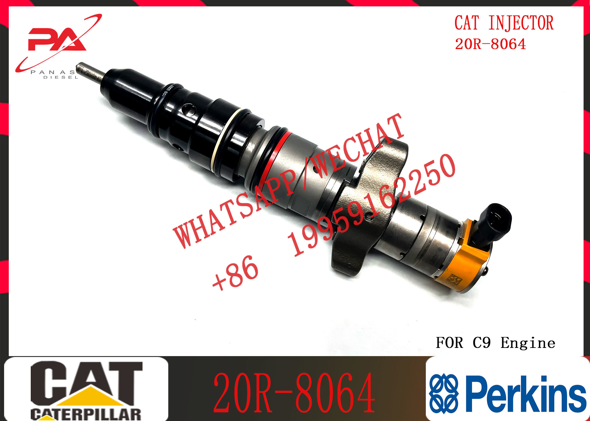 High Quality Diesel Fuel Injector 328-2574 20R-8064 293-4067 293-4074 10R-9003 For Cat C9 Engine