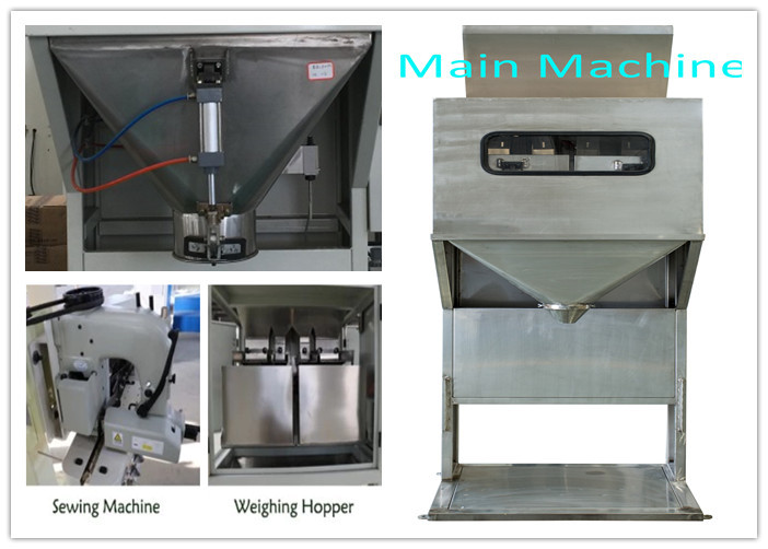 Stainless Steel 380V 25kg Pellet Feeder Packing Machine With Weighing Hopper