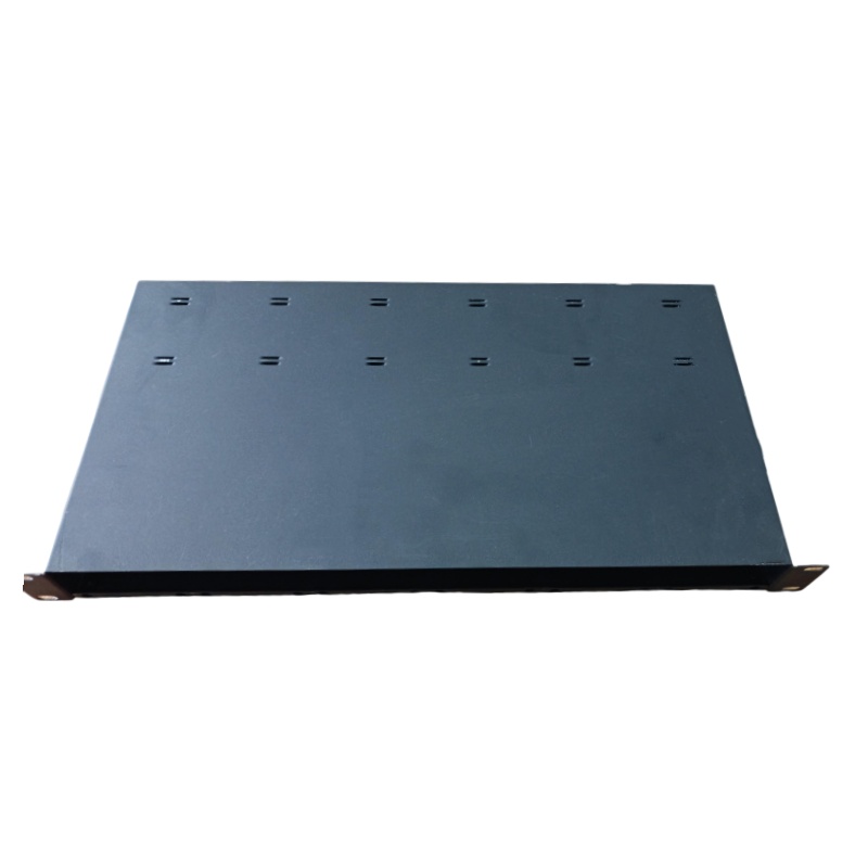 Fiber Optic Equipment Patch Panel Cassette Module MPO Rack 1u 144 Core Upc/APC Black