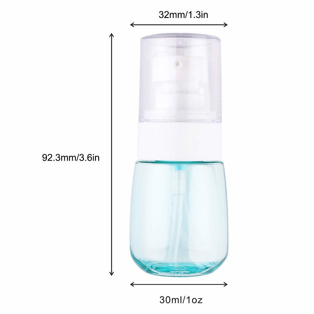 Non Spill Round Cosmetic Pump Bottles Comfortable Hand Feeling