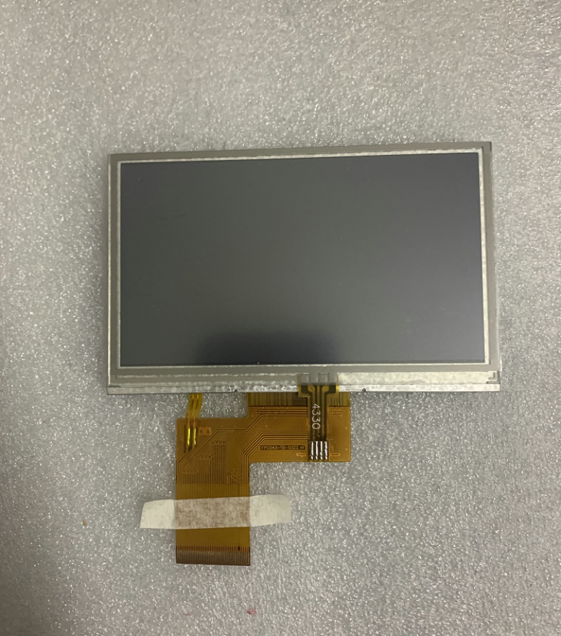 500nits White Resistive LCD Display 480 X 272 Medical 4.3 Tft LCD Monitor Touch Screen