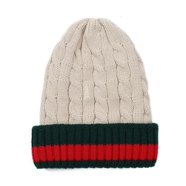 Hot Selling Fashion Knitted Beanie Manufacturer Winter Hat Woman Twist and Plush