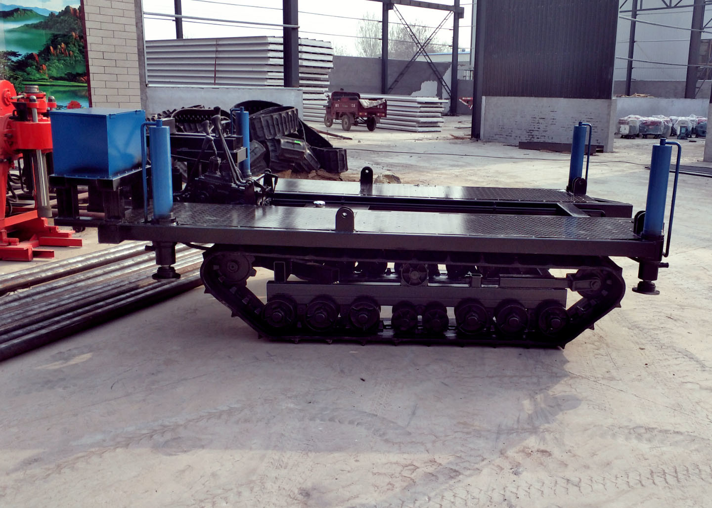OEM Different Loading Capacity Steel Crawler Track Undercarriage For Industry