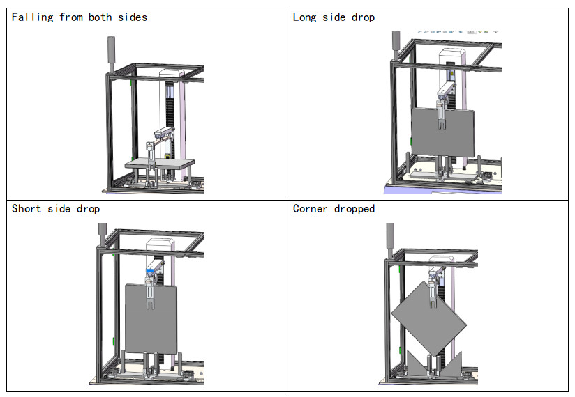 PLC Control High Precision Repeatable Slight Drop Testing Machine for Drop Test