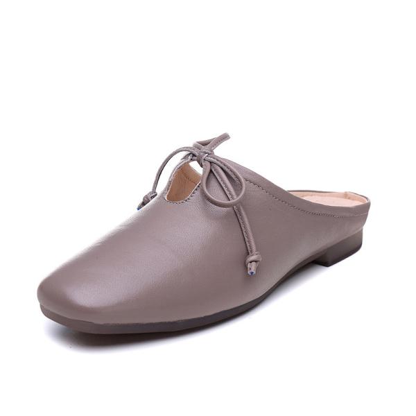 HZM044 Single Shoes Women'S Spring New Thick Heel Pointed Literary Single Shoes