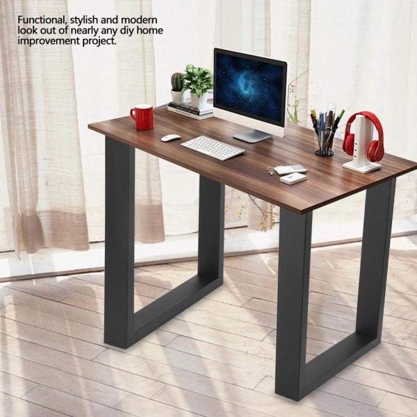 DIY Furniture 2 Piece Rustic Metal Steel Dining Table Legs 420*400mm Thickness 0