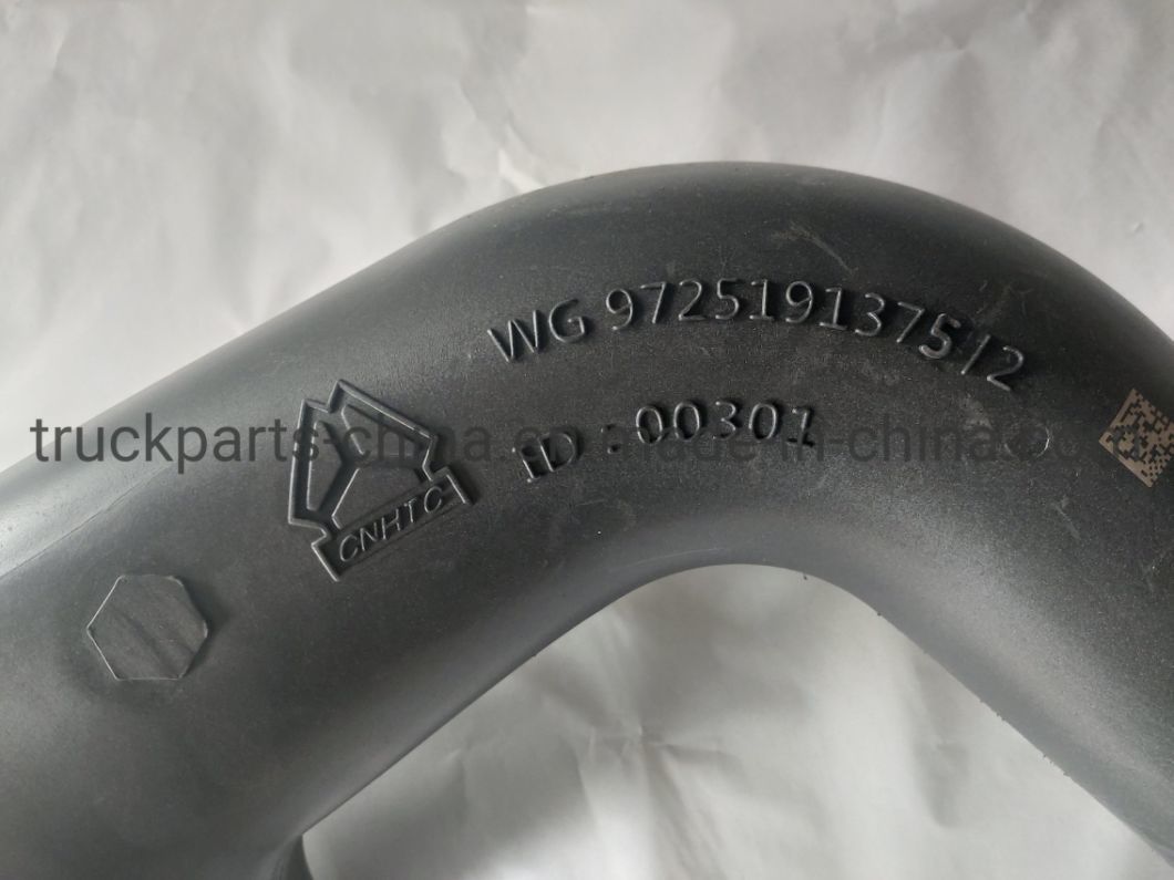 Sinotruk HOWO Truck Parts Air Intake Pipe Wg9725191375