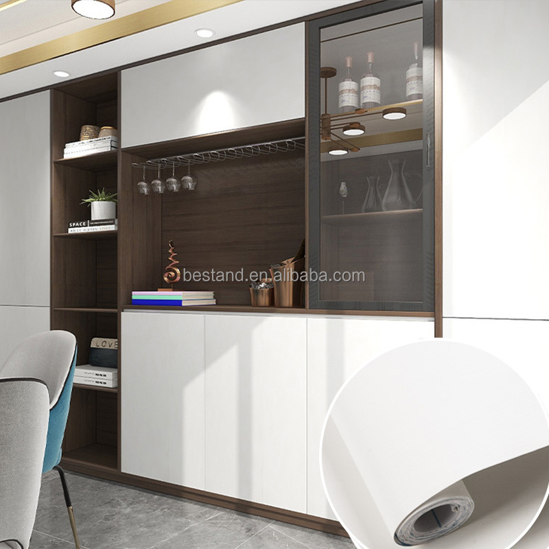 PVC Retro Wood Grain Self-Adhesive Wallpaper Peel And Stick Waterproof Stickers Removable Anti-Scratch For Kitchen
