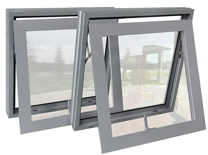Aluminum Commercial Awning Windows With Horizontal Opening Pattern Tech Customization