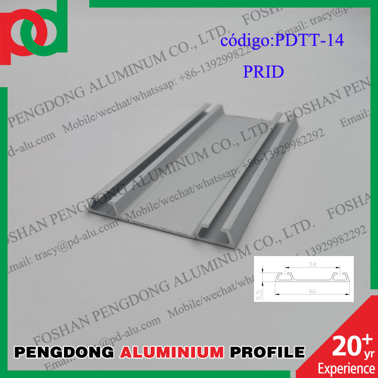 6 Meters Wardrobe Aluminium Profile 6000 Series Corrosion Resistance